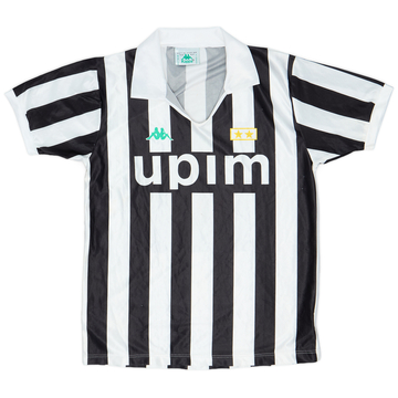 1991-92 Juventus Basic Home Shirt - 9/10 - (M)