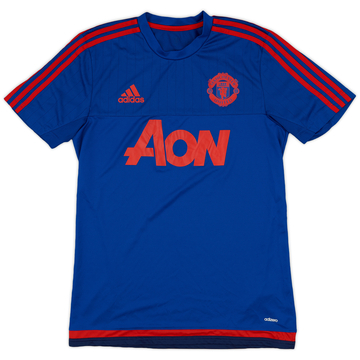 2015-16 Manchester United adizero Training Shirt - 9/10 - (M)