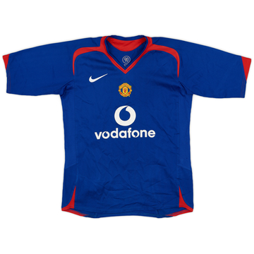 2005-06 Manchester United Away Shirt - 6/10 - (L.Boys)