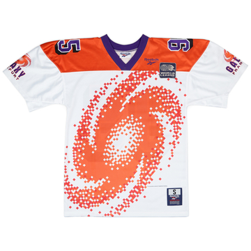 1995 Frankfurt Galaxy #95 Reebok Away Jersey - 9/10 - (S)