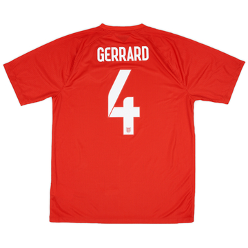 2014-15 England Away Shirt Gerrard #4 (L)