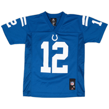 2012 Indianapolis Colts Luck #12 NFL Replica Home Jersey - 6/10 - (S.Boys)