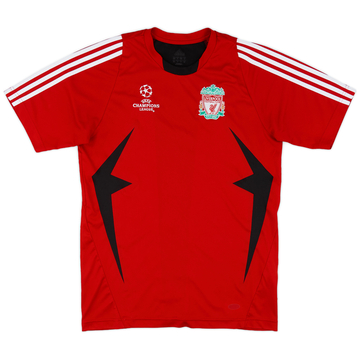2007-08 Liverpool CL adidas Training Shirt - 8/10 - (S)
