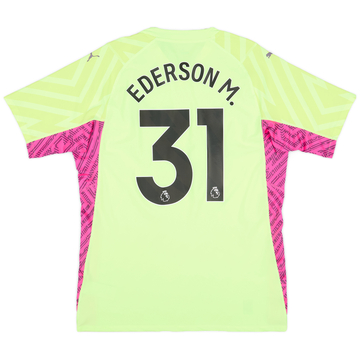 2023-24 Manchester City Player Issue GK S/S Shirt Ederson #31