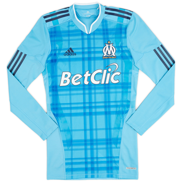 2010-11 Olympique Marseille Player Issue TechFit Away L/S Shirt - 9/10 - (S)