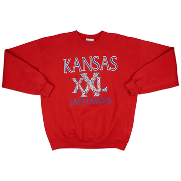 1997-98 Kansas Jayhawks CS Sweat Top - 7/10 - (XL)