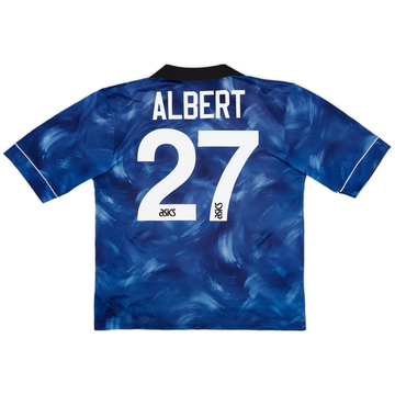 1993-95 Newcastle Away Shirt Albert #27 - 7/10 - (L)