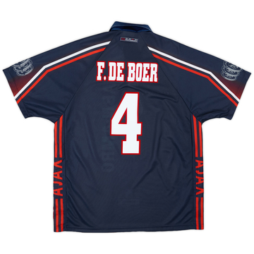 1997-98 Ajax Away Shirt F.De Boer #4 - 8/10 - (XL)