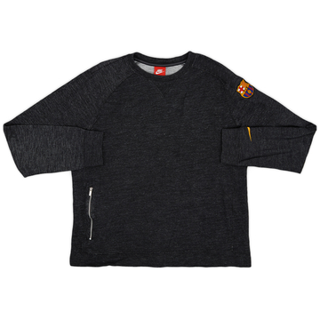 2017-18 Barcelona Nike Sweat Top - 6/10 - (L)