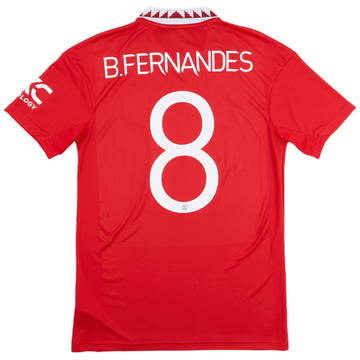 2022-23 Manchester United Home Shirt B.Fernandes #8 - 8/10 - (S)