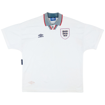 1993-95 England Home Shirt - 5/10 - (XL)