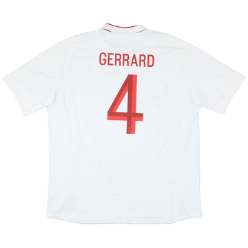 2012-13 England Home Shirt Gerrard #4 - 6/10 - (3XL)