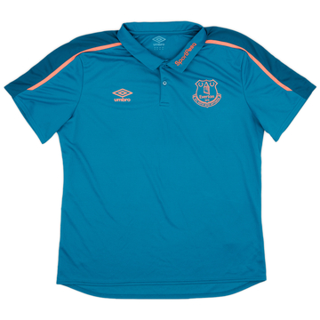 2017-18 Everton Umbro Polo Shirt - 9/10 - (XL)