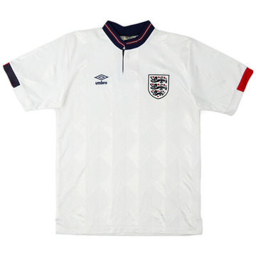 1987-90 England Home Shirt - 8/10 - (L.Boys)