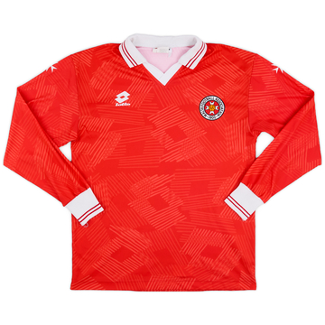 1992-93 Malta Home L/S Shirt - 9/10 - (L)