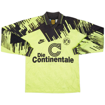 1993-94 Borussia Dortmund Home L/S Shirt - 5/10 - (XS)