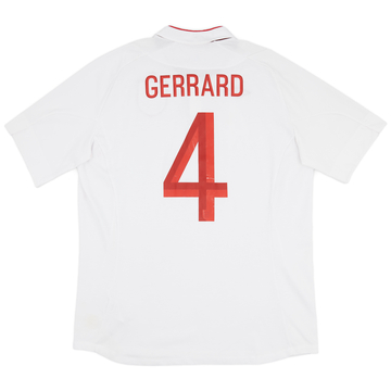 2012-13 England Home Shirt Gerrard #4 - 6/10 - (L)