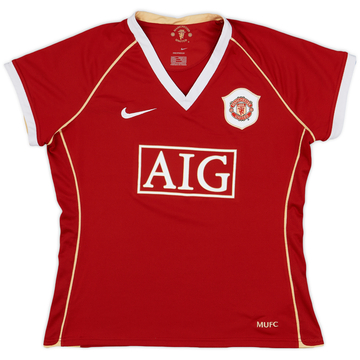 2006-07 Manchester United Home Shirt - 9/10 - (Women's L)