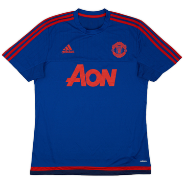 2015-16 Manchester United adidas Training Shirt - 9/10 - (L)