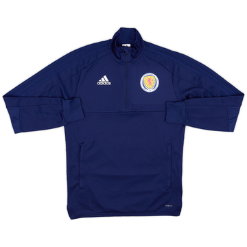 2018-19 Scotland adidas 1/4 Zip Drill Top - 7/10 - (S)