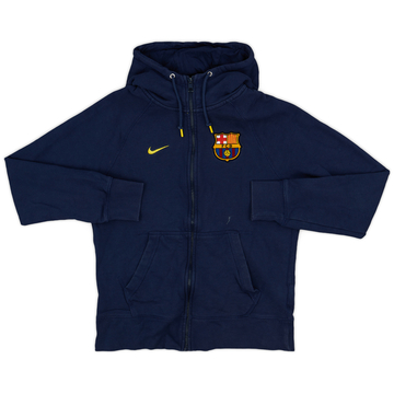 2014-15 Barcelona Nike Zipped Hooded Sweat Top - 8/10 - (M)
