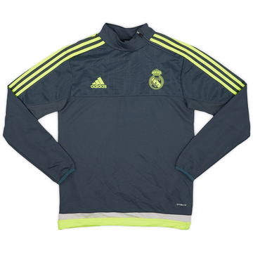 2015-16 Real Madrid adidas 1/4 Zip Training Top - 8/10 - (M)
