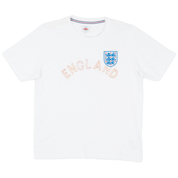 2010s England Umbro Cotton Tee - 9/10 - (XL)