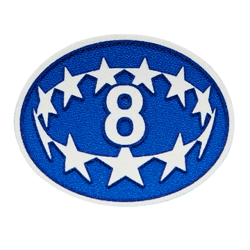 2023-25 UEFA Womens Champions League Lyon 8 Times Badge Of Honour Player Issue Patch