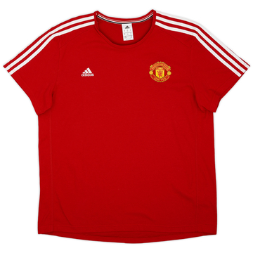 2015-16 Manchester United adidas Cotton Tee - 8/10 - (XL)