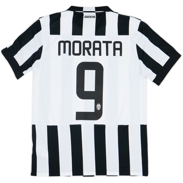 2014-15 Juventus Home Shirt Morata #9 - 8/10 - (M)