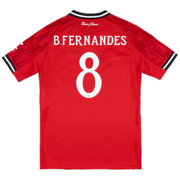 2025-26 Manchester United Home Shirt B.Fernandes #8 (KIDS)
