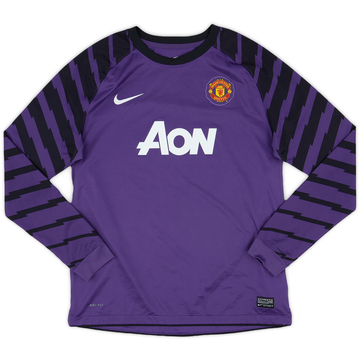2010-11 Manchester United Purple GK Shirt - 8/10 - (XL.Boys)