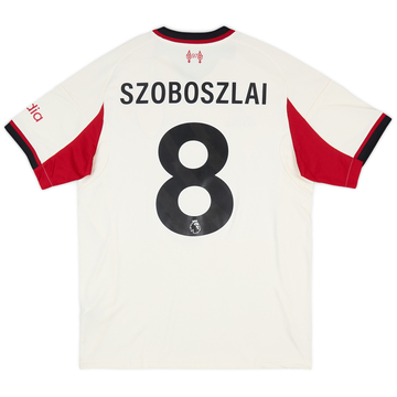 2025-26 Liverpool Away Shirt Szoboszlai #8