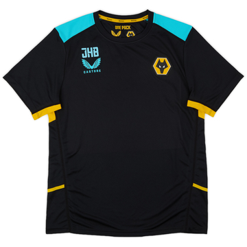 2021-22 Wolves Staff Issue Castore Training Shirt 'LHB' - 9/10 - (M)