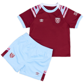 2022-23 West Ham Home Shirt & Shorts Kit (BABY)