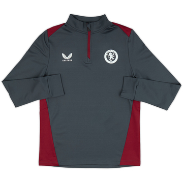 2023-24 Aston Villa Castore 1/4 Zip Training Top (KIDS)