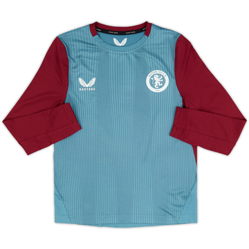 2023-24 Aston Villa Castore Training L/S Shirt (S.Kids)