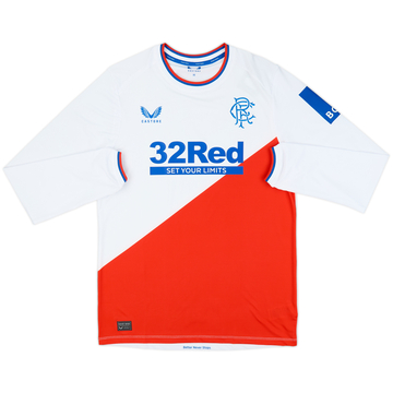 2022-23 Rangers Authentic Away L/S Shirt (S)