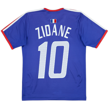 2004-06 France Basic Home Shirt Zidane #10 - 8/10 - (XS)