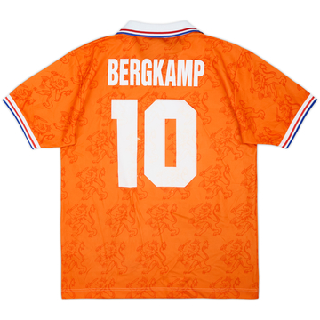 1994 Netherlands Home Shirt Bergkamp #10 - 5/10 - (L)