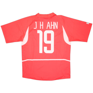 2002-03 South Korea Home Shirt J.H.Ahn #19 - 6/10 - (M)