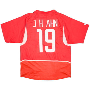 2002-03 South Korea Home Shirt J.H.Ahn #19 - 6/10 - (XL)