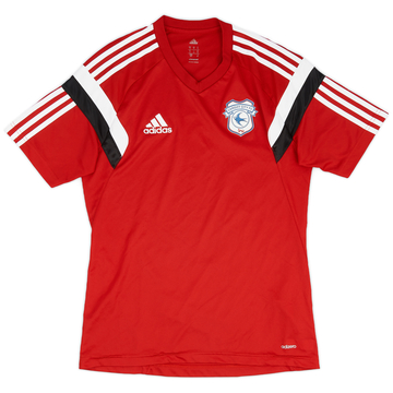 2015-16 Cardiff adidas Training Shirt - 8/10 - (S)