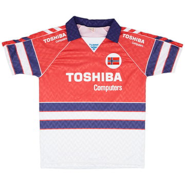1989-90 Norway Player Issue Home/Training Shirt #2
