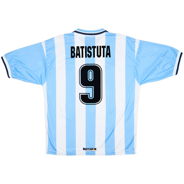 1999-00 Argentina Home Shirt Batistuta #9 - 9/10 - (L)