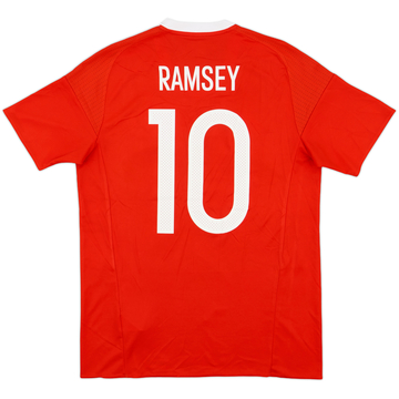 2016-17 Wales Home Shirt Ramsey #10 - 8/10 - (M)