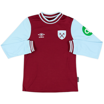 2024-25 West Ham Home L/S Shirt (7-8 Years)
