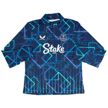 2024-25 Everton Castore Pre-Match 1/4 Zip Top (Women's XL)