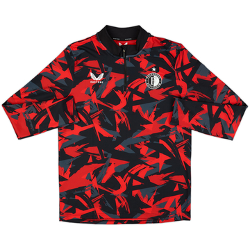 2024-25 Feyenoord Castore Pre-Match 1/4 Zip Top (M)