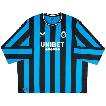 2024-25 Club Brugge Authentic Home L/S Shirt (4XL)